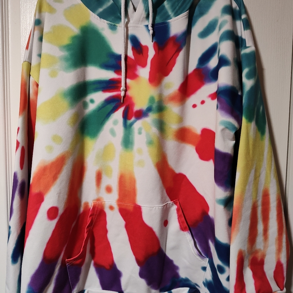 Colorful Tie-Dye Hoodie